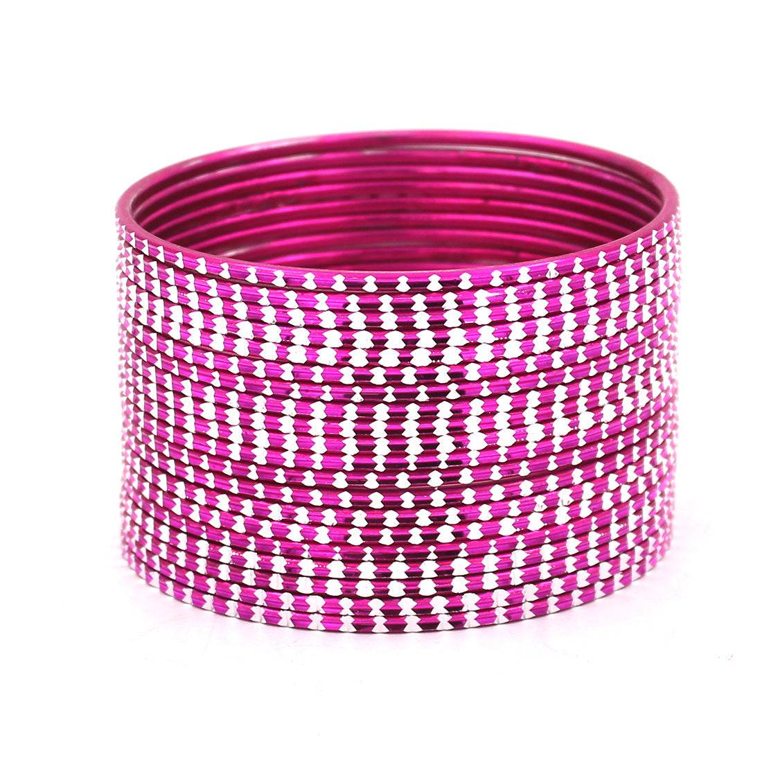 Set of 24 Shining Bangles with Cutting Design by T4 Jewels RANI T4 Jewels