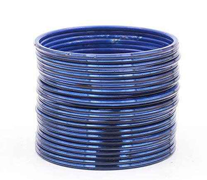T4 Jewels Many Colors Glossy Metal Bangles (Pack Of 24).