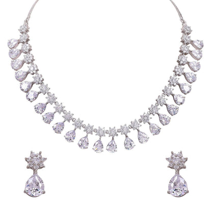 Charming Handmade CZ Necklace Set Jewelry for Women - An Everyday Essential T4 Jewels