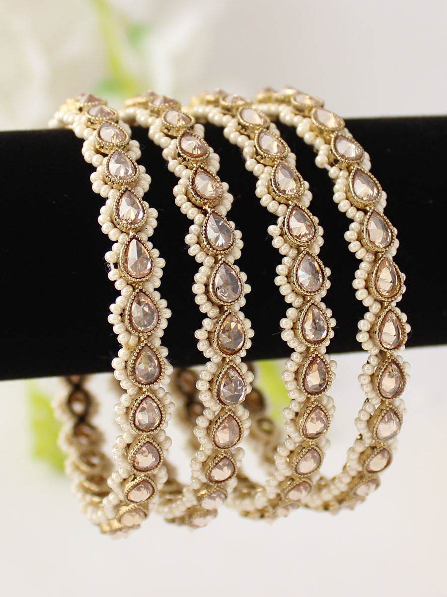 Sukriti Bangle Set Golden T4 Jewels