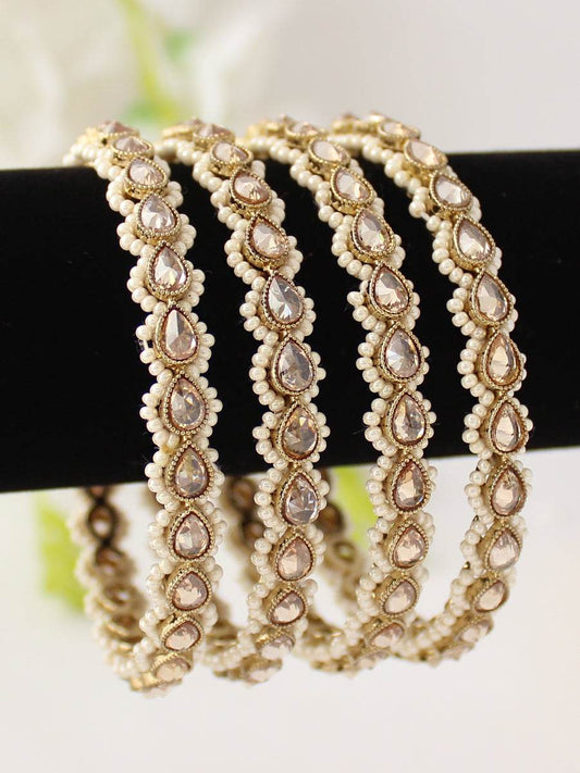 Sukriti Bangle Set Golden T4 Jewels