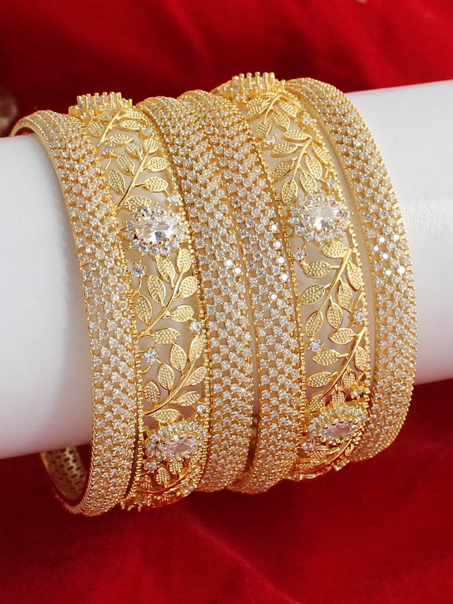 Shruti Bangle Set Gold 2.1O T4 Jewels
