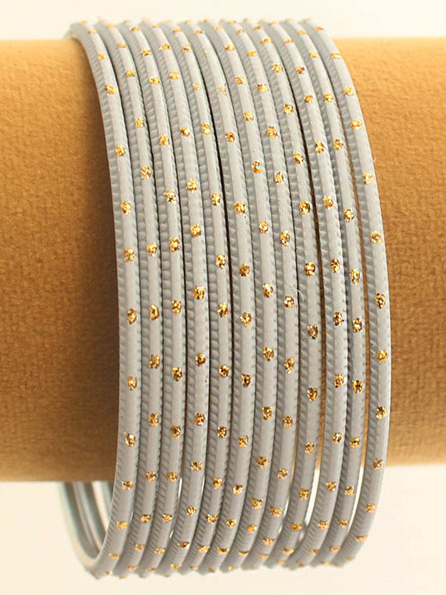 Sia Bangle Set Light Grey T4 Jewels