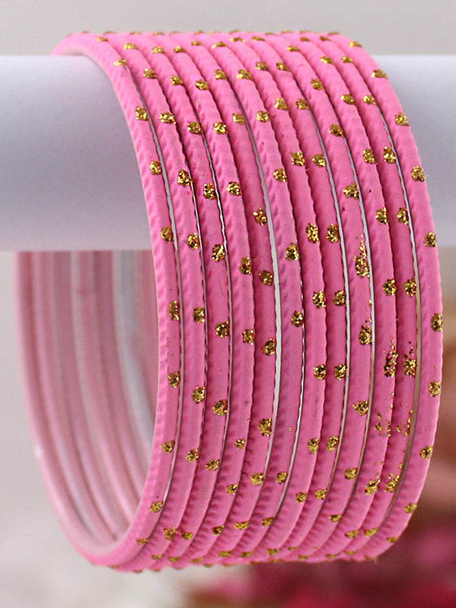 Sia Bangle Set Pink T4 Jewels