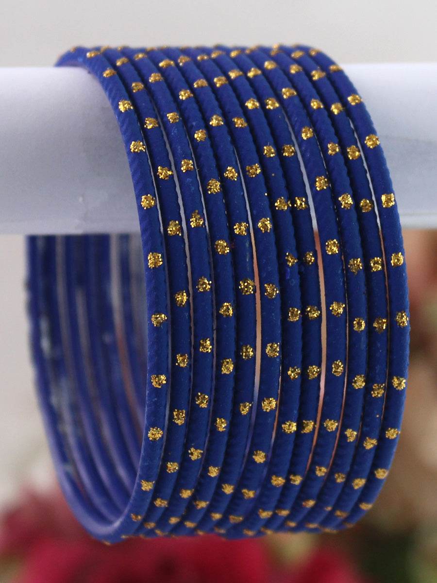 Sia Bangle Set Blue T4 Jewels
