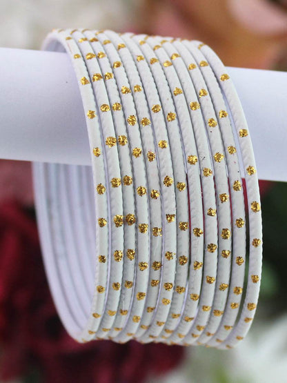 Sia Bangle Set White T4 Jewels