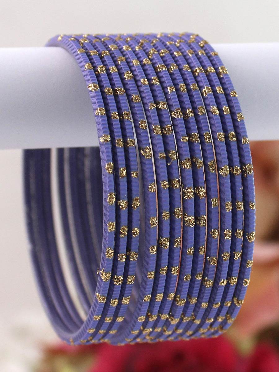 Sia Bangle Set Purple T4 Jewels