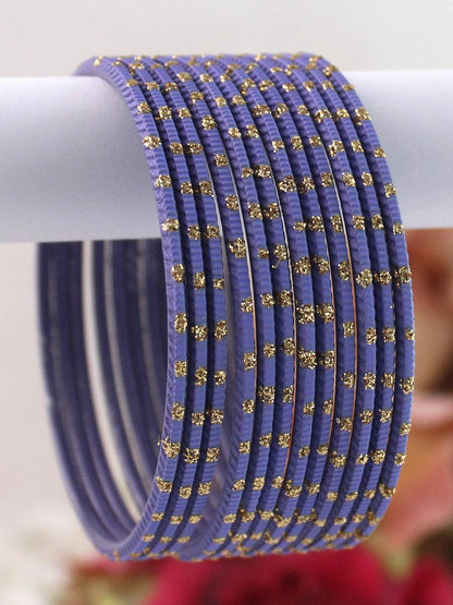 Sia Bangle Set Purple T4 Jewels