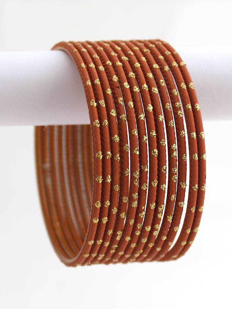 Sia Bangle Set Brown T4 Jewels