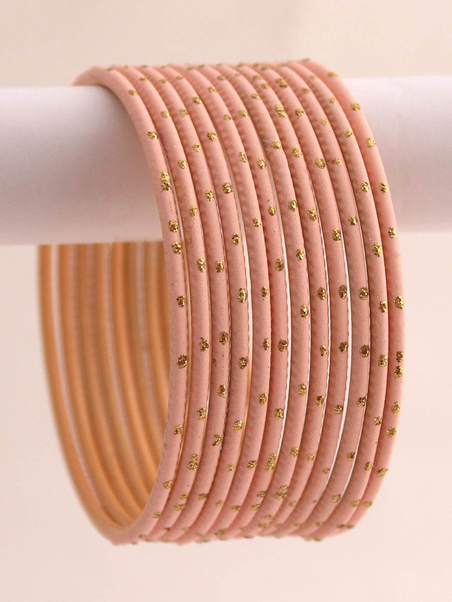 Sia Bangle Set Light Peach T4 Jewels