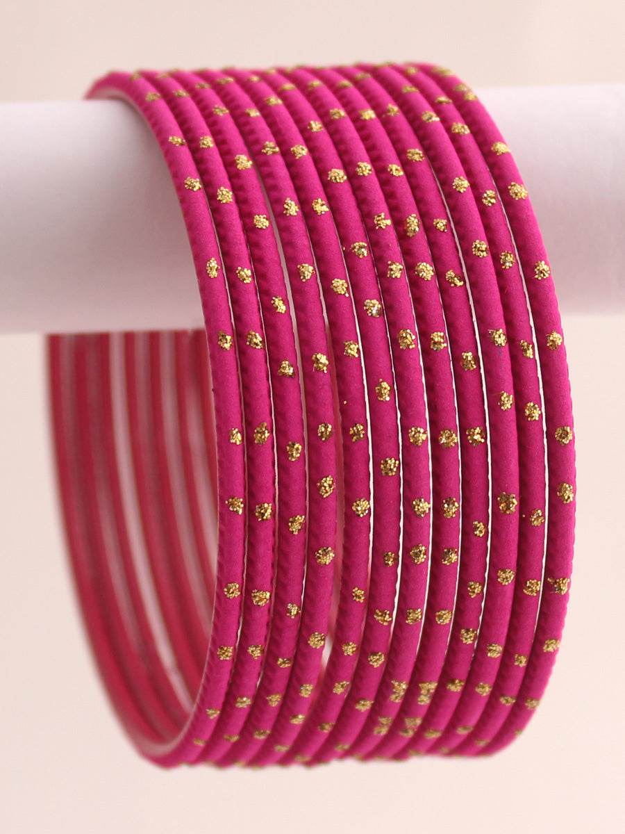 Sia Bangle Set Dark Pink 2.6 T4 Jewels