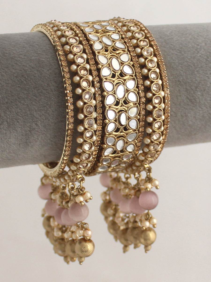 Azeen Bangle Set Lavender T4 Jewels