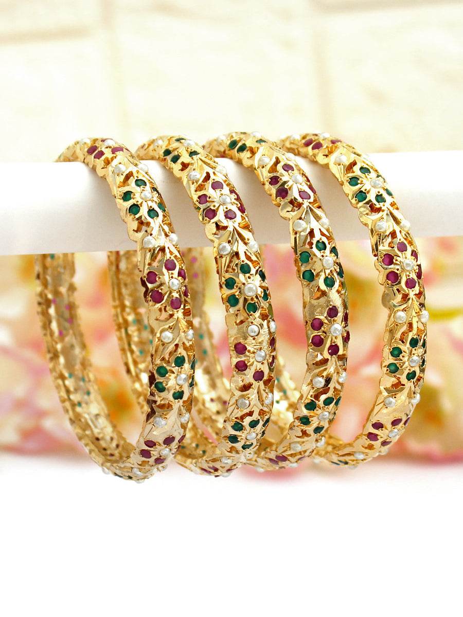 Husna Bangle Set Multicolor 2.4 T4 Jewels