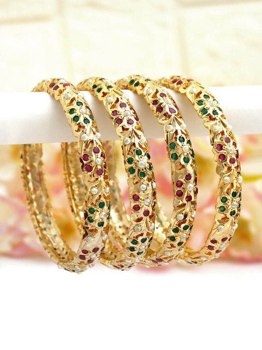 Husna Bangle Set Multicolor 2.4 T4 Jewels