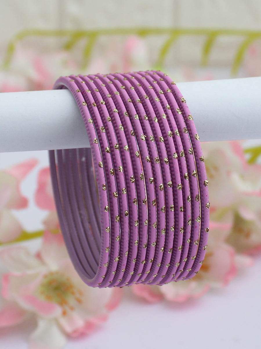 Sia Bangle Set Mauve T4 Jewels
