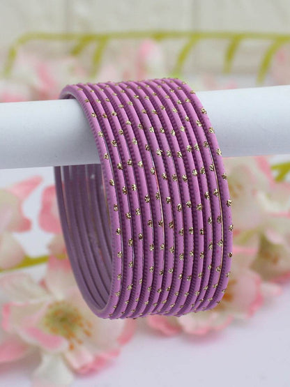 Sia Bangle Set Mauve T4 Jewels