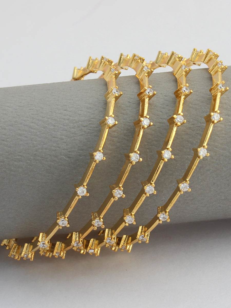 Snehal Bangle Set Golden 2.4 D.K