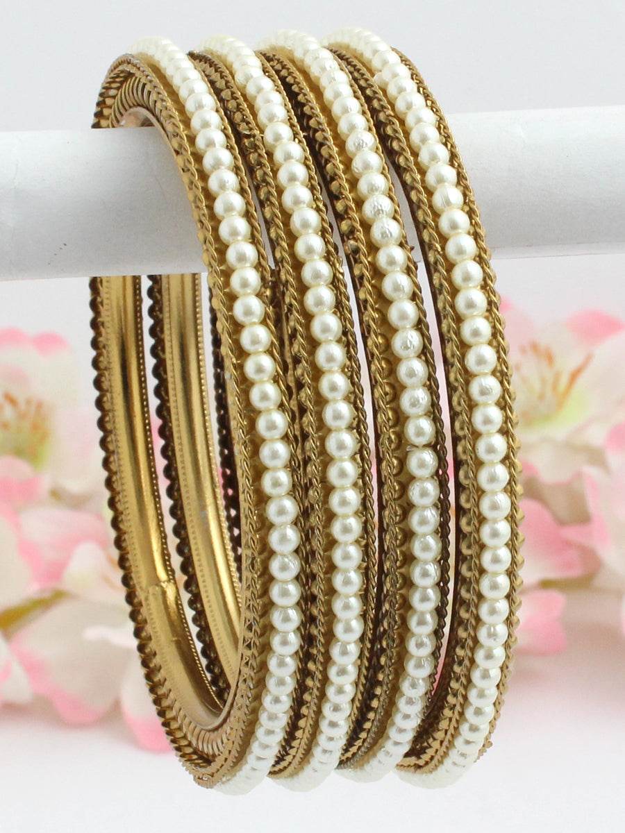 Suzain Bangle Set Pearl 2.4 T4 Jewels