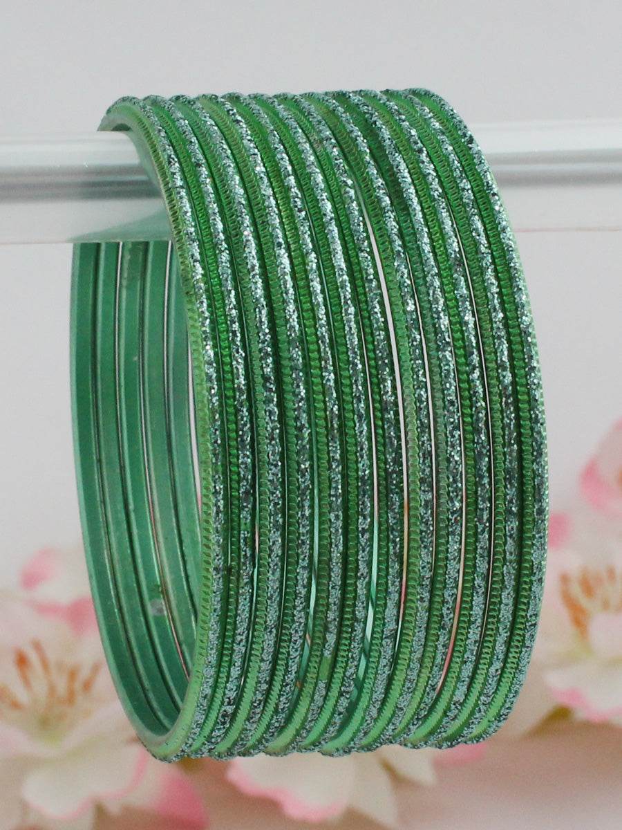 Raavi Bangle Set Mint Green T4 Jewels