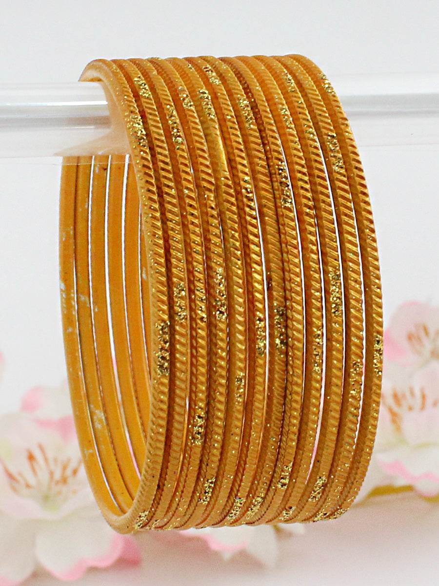 Yukti Bangle Set Yellow T4 Jewels