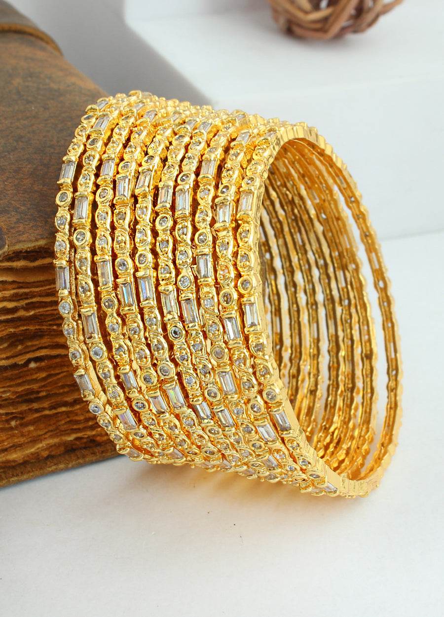 Shrika Bangle Set Gold T4 Jewels