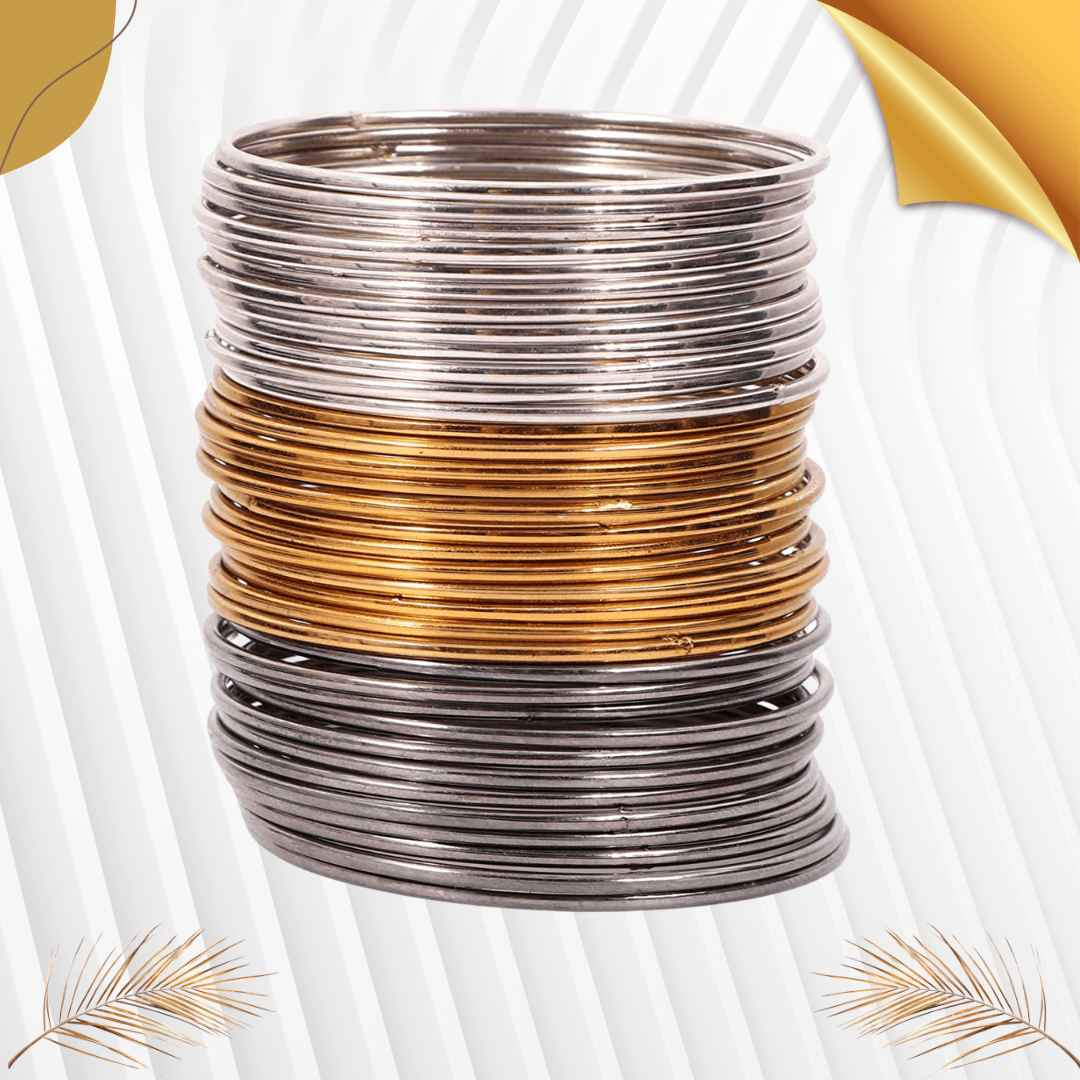 T4 Jewels Oxidized Bangles Set (Pack Of 36).