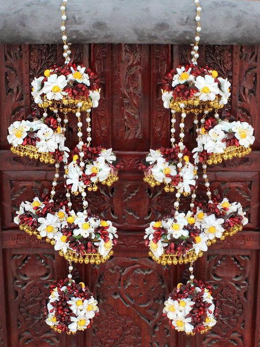 Jasmin Floral Kaleerey Multicolor T4 Jewels